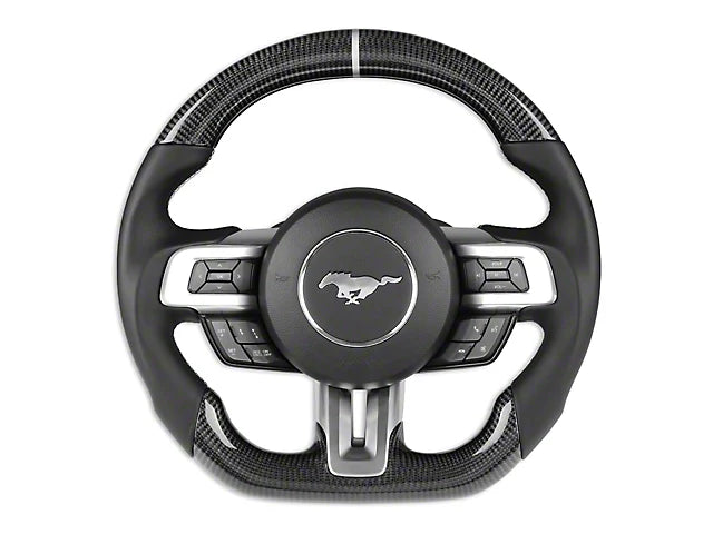 2015 - 2023 Ford Mustang S550 - Custom Carbon Fiber Steering Wheel with options